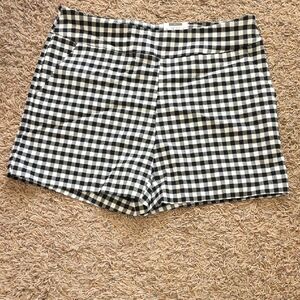 Time and Tru Gingham Checkered Women's Shorts
